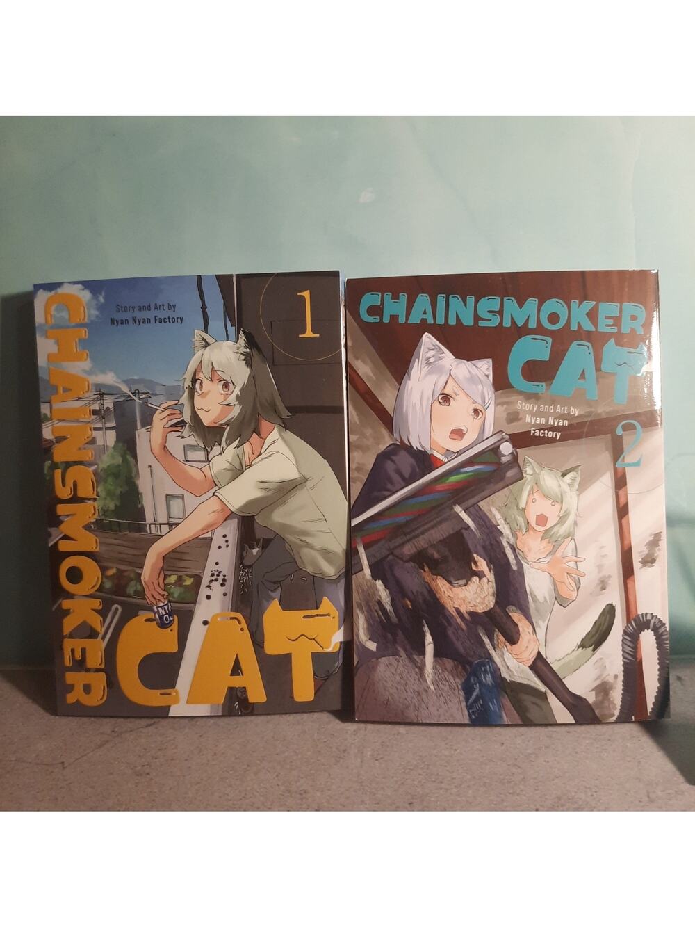 📚Chainsmoker Cat Vol. 1-2 Official English Manga Bundle Seven Seas Paperback